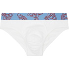 Vivienne Westwood Three-Pack Multicolor Slip Band Briefs