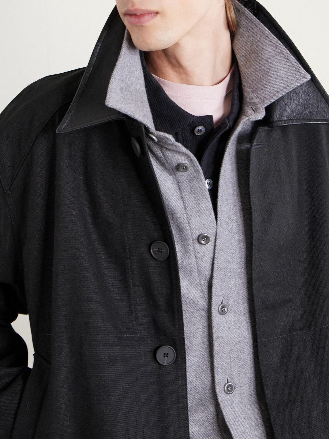 The Elder Statesman - Wool, Silk and Cashmere-Blend Overshirt - Gray