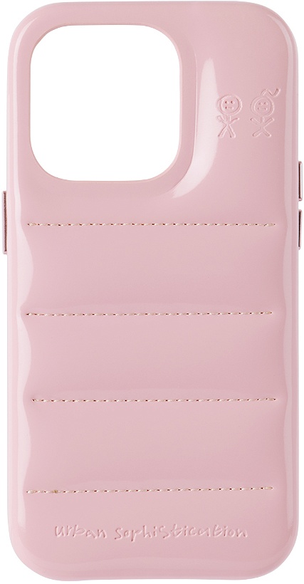Photo: Urban Sophistication Pink 'The Puffer' iPhone 14 Pro Case