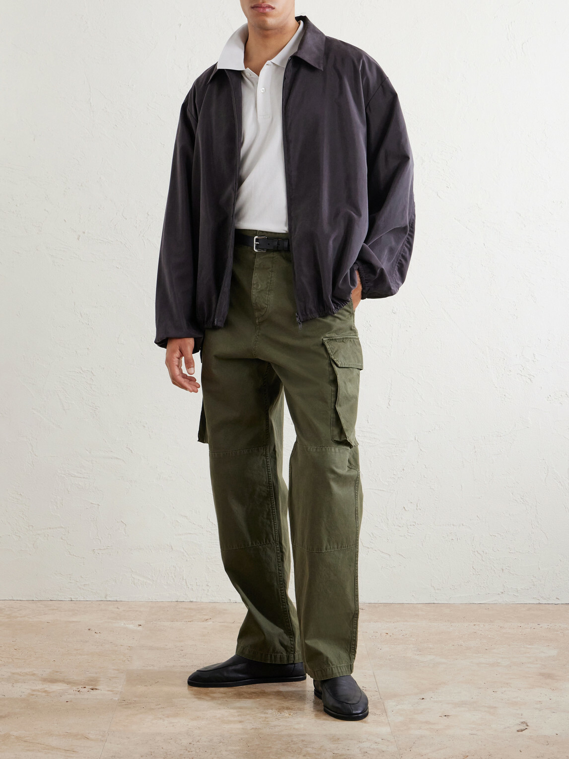 Acne Studios - Logo-Embroidered Cotton-Piqué Polo Shirt - White