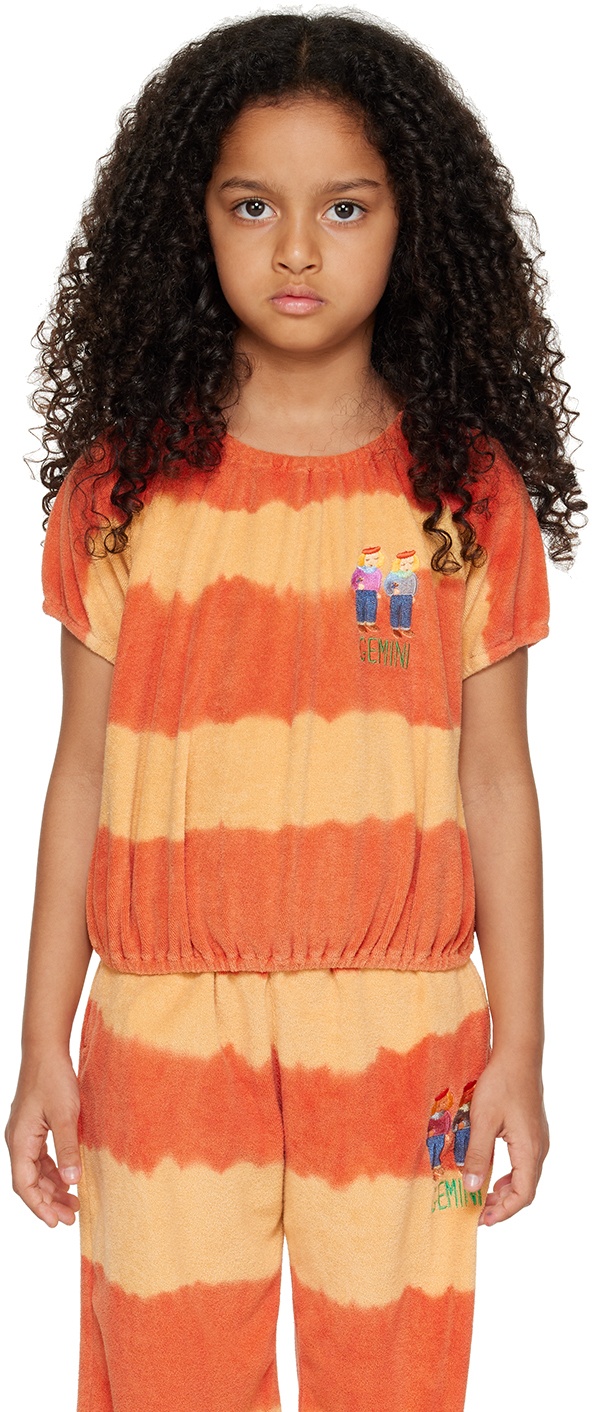 Photo: Jellymallow SSENSE Exclusive Kids Orange 'Gemini' Shirt