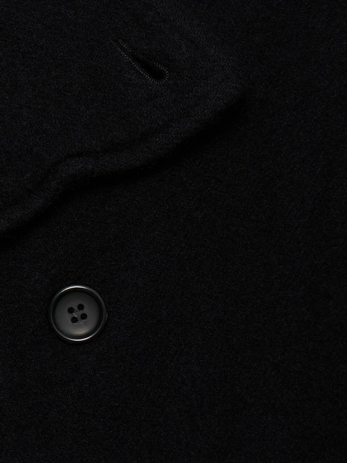 り*お様 COMME des GARÇONS SHIRT wool pea co COMME DES GARÇONS SHIRT Wool Blend Double Breasted Peacoat