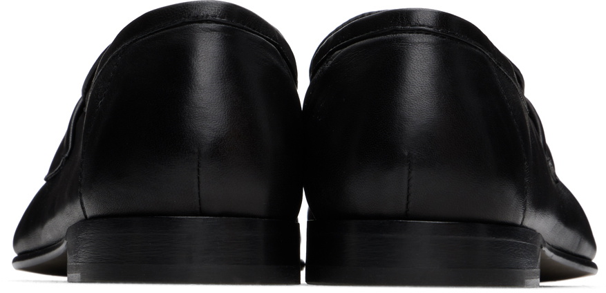 The Row Black Soft Loafers The Row
