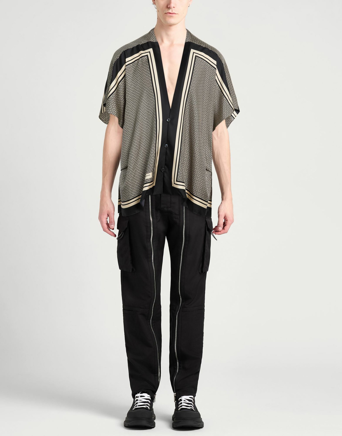 Balmain Mens Shirt in Black
