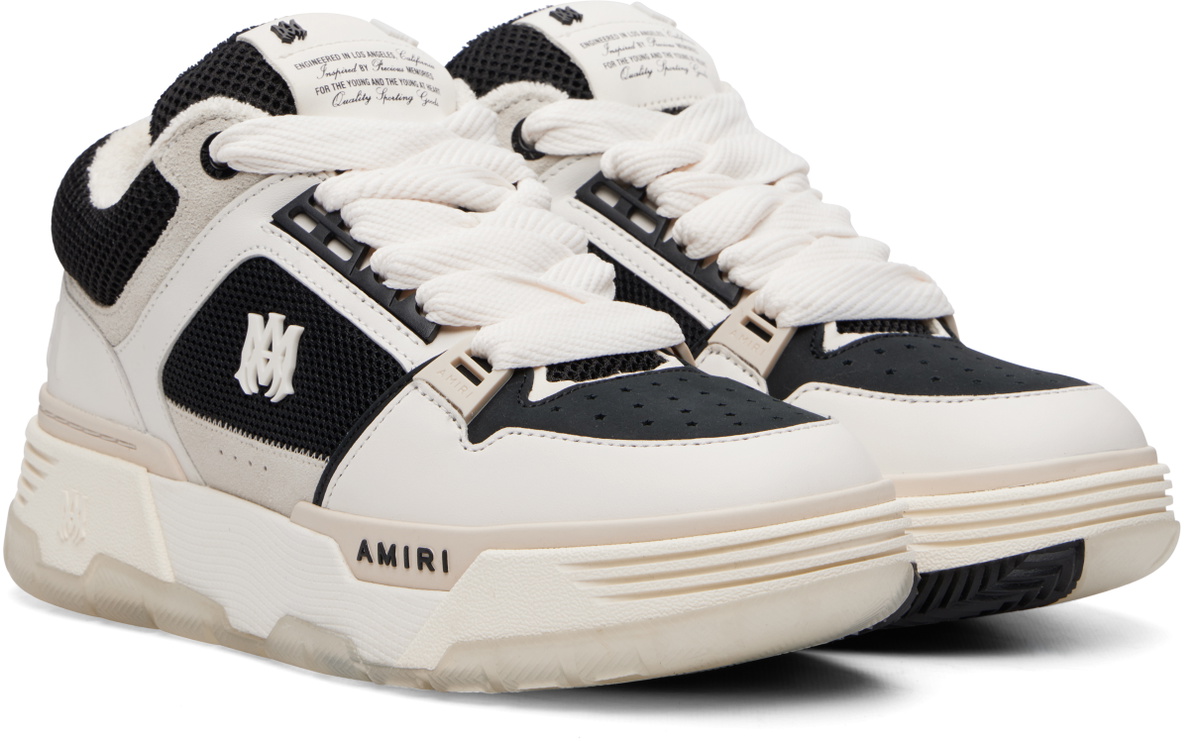 AMIRI White & Black MA-1 Sneakers