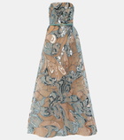 Elie Saab Thalassa embroidered tulle gown