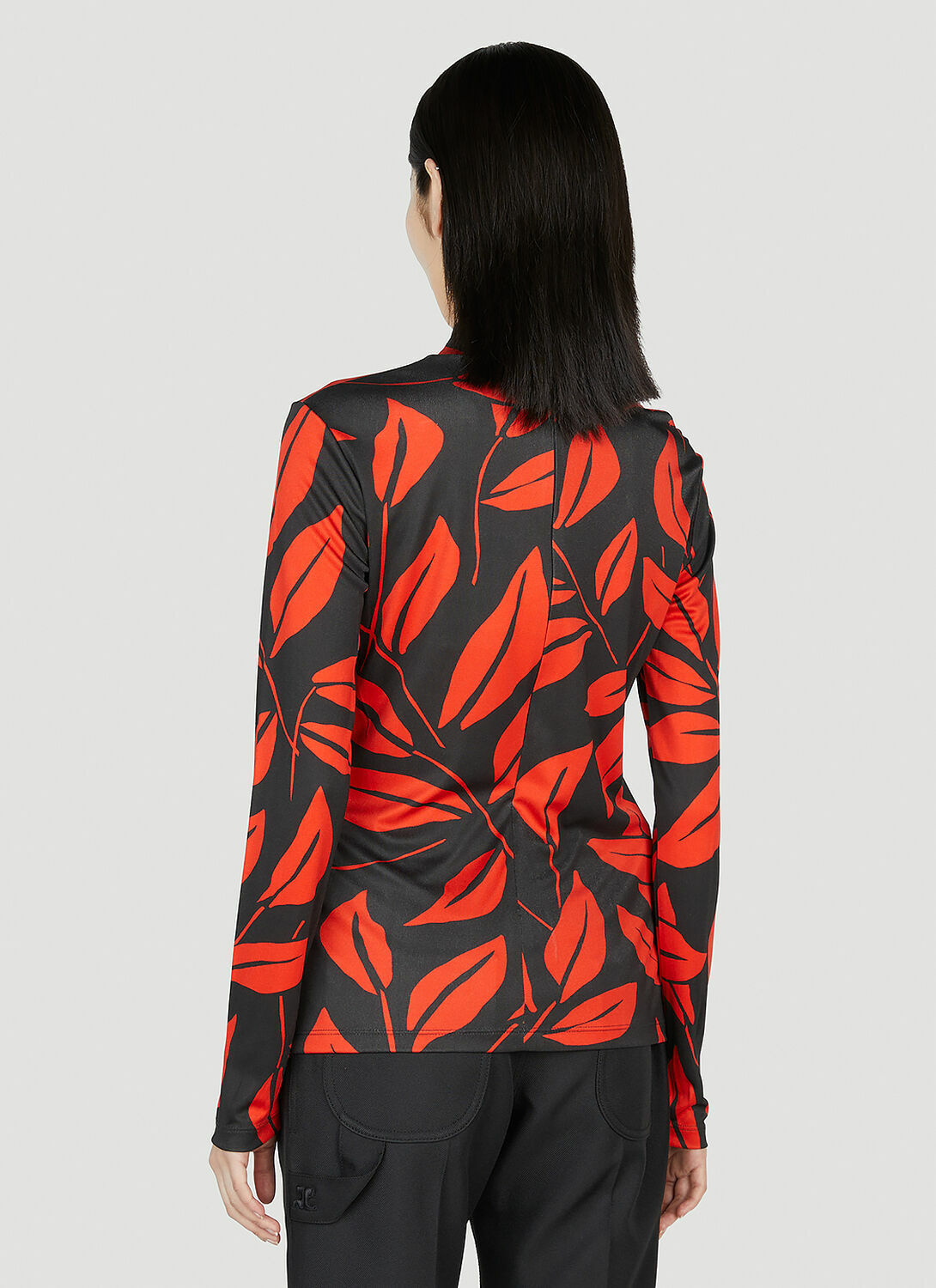 Meryll Rogge Leaf Print Top