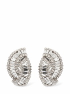 ALESSANDRA RICH Crystal Shell Earrings