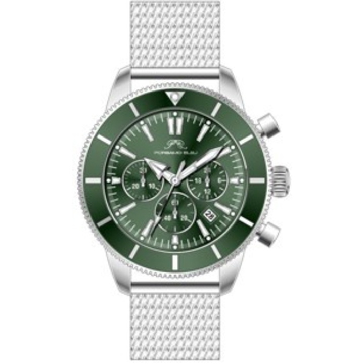 Photo: Porsamo Bleu Brandon Chronograph Quartz Green Dial Mens Watch 1011EBRS