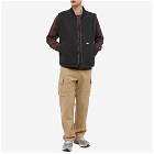 Dickies Men's Duck Canvas Vest in Stonewashed Black