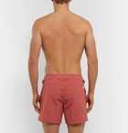 TOM FORD - Mid-Length Slim-Fit Swim Shorts - Coral