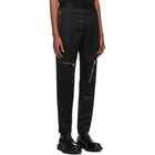 Alexander McQueen Black Techno Twill Trousers