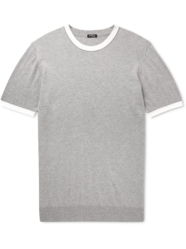 Photo: Kiton - Cotton T-Shirt - Gray
