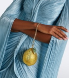 Judith Leiber Couture Citron Lemon embellished clutch