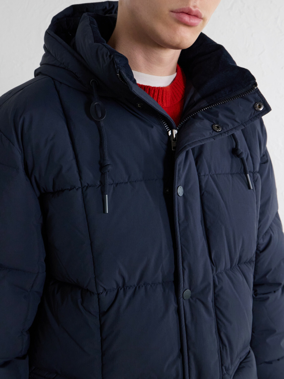 A.P.C. - Joshua Hooded Quilted Shell Down Jacket - Blue