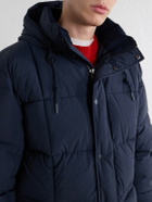 A.P.C. - Joshua Hooded Quilted Shell Down Jacket - Blue