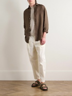 Massimo Alba - Canary Linen Shirt - Brown