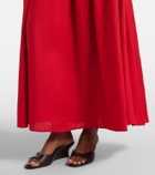 Staud Procida linen maxi skirt