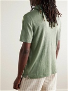Hartford - Linen Polo Shirt - Green