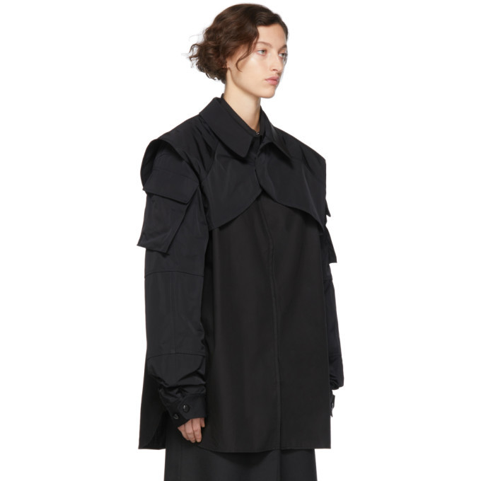 Random Identities Black Shrug Jacket