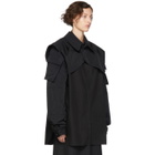 Random Identities Black Shrug Jacket