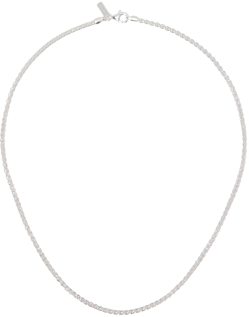 Hatton Labs Silver Classic Rope Chain Necklace