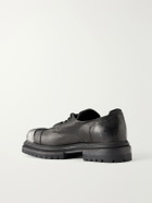 424 - Metal-Trimmed Leather Derby Shoes - Black