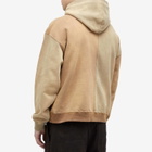BEAMS Men's Fade Crazy Hoodie in Beige