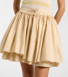 Loewe Paula's Ibiza cotton poplin miniskirt