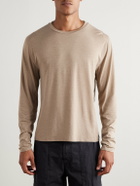 Portal - Drift Merino Wool-Blend Jersey T-Shirt - Brown