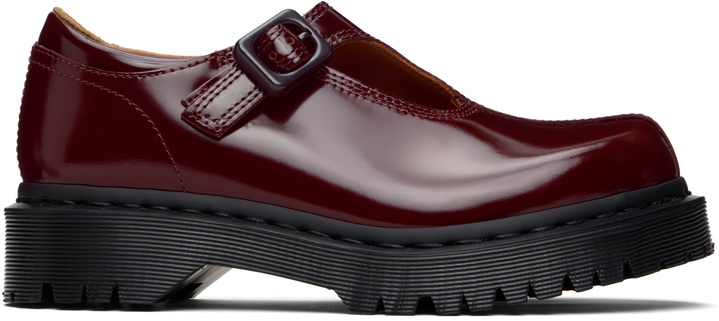 Photo: Dr. Martens Burgundy Rejena Mary Jane Laquered Leather Loafers