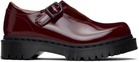 Dr. Martens Burgundy Rejena Mary Jane Laquered Leather Loafers