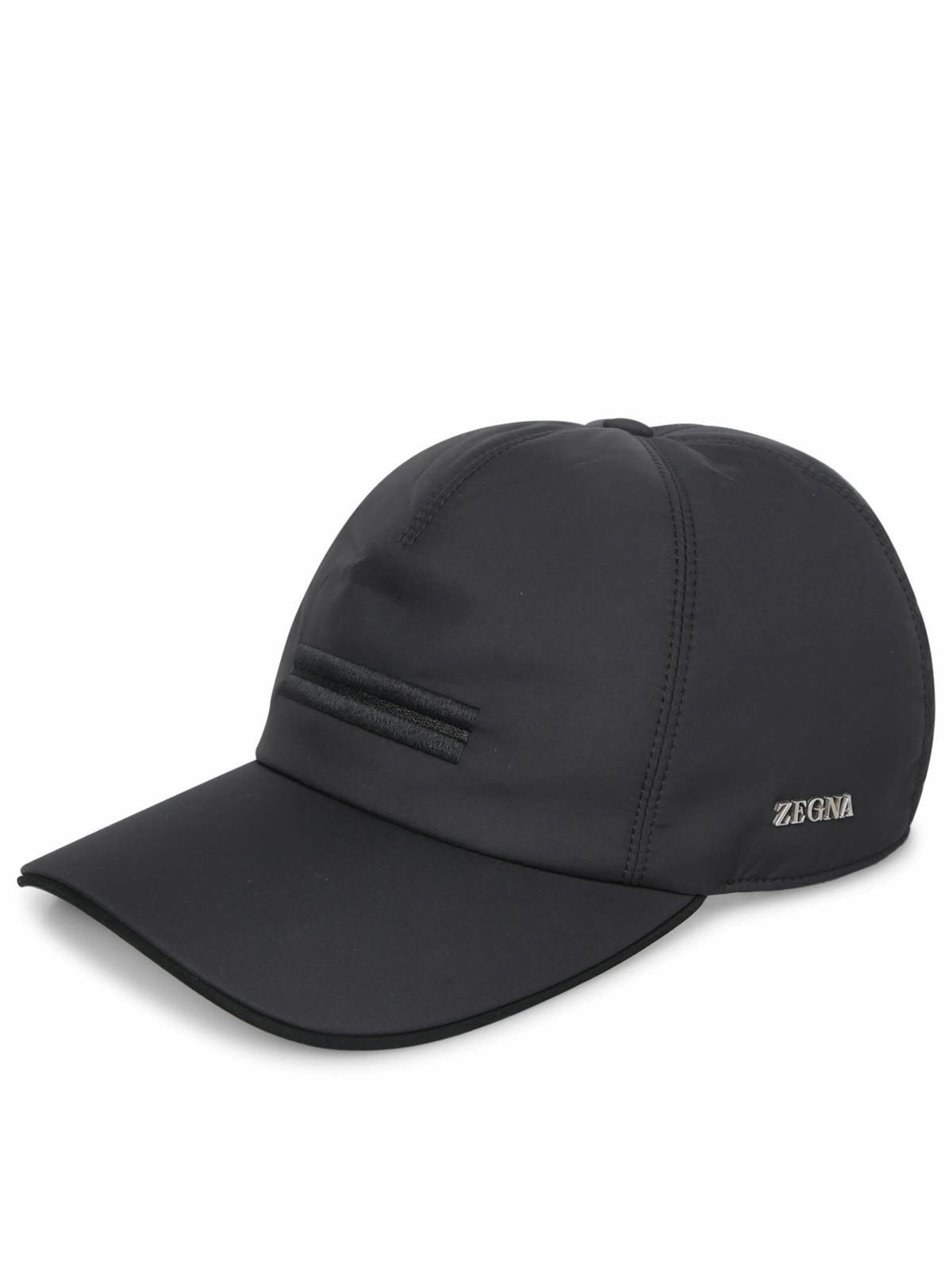 キャップ Zegna Baseball Hat With Logo Zegna - Logo-Appliquéd Cotton and Wool-Blend Twill Baseball