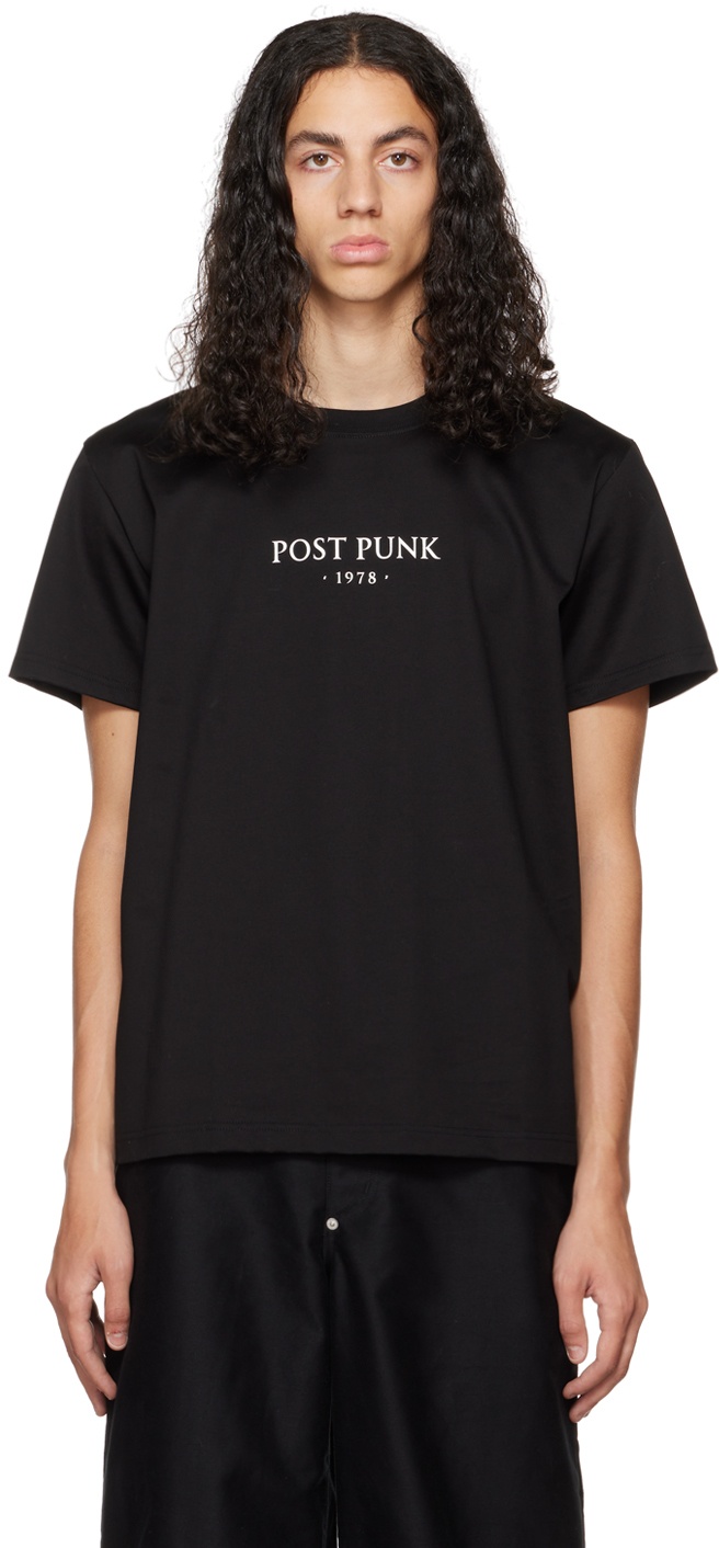 Photo: Johnlawrencesullivan Black 'Post Punk' T-Shirt