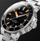 ORIS - Aquis Date Automatic 43.5mm Stainless Steel Watch, Ref. No. 01 733 7730 4159-07 8 24 05PEB - Black
