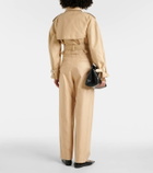 Victoria Beckham Cropped cotton gabardine jacket