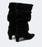 Staud Wally suede mid-calf boots