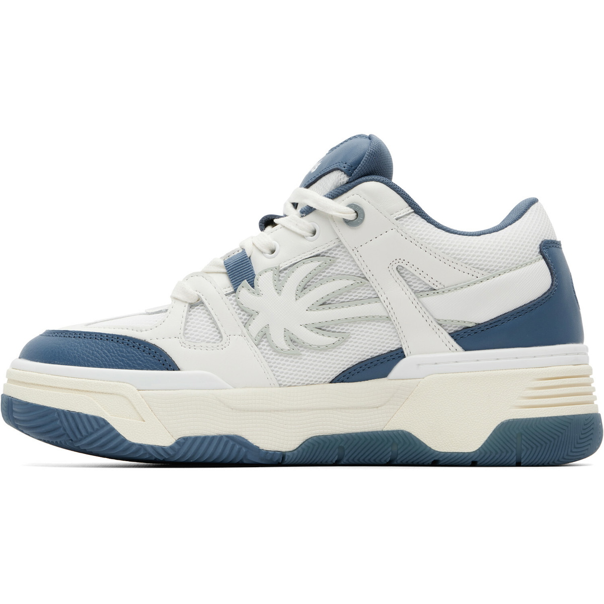 Palm Angels Blue & White Palm Skate Sneakers