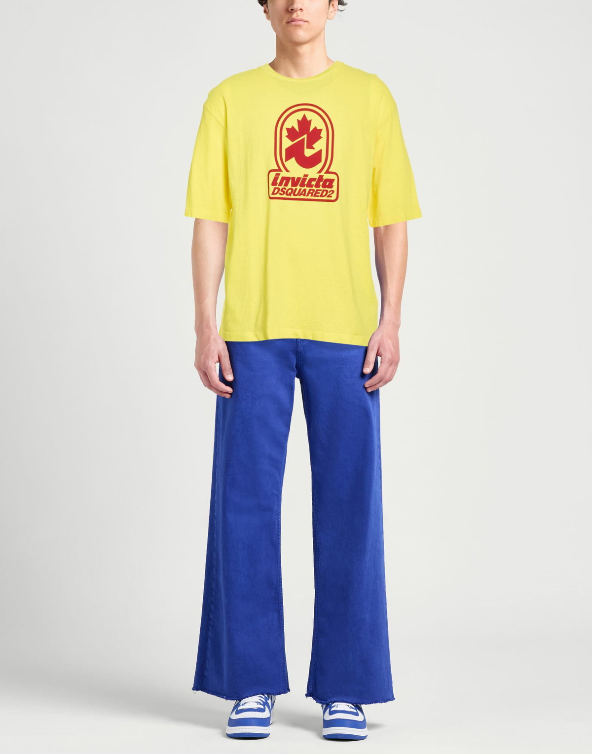 Dsquared2 Mens T-shirt in Yellow