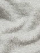 Folk - Organic Cotton-Piqué Hoodie - Gray