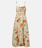 Ulla Johnson Fiora floral cotton midi dress