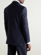 Richard James - Hepworth Double-Breasted Grain de Poudre Wool Suit Jacket - Blue