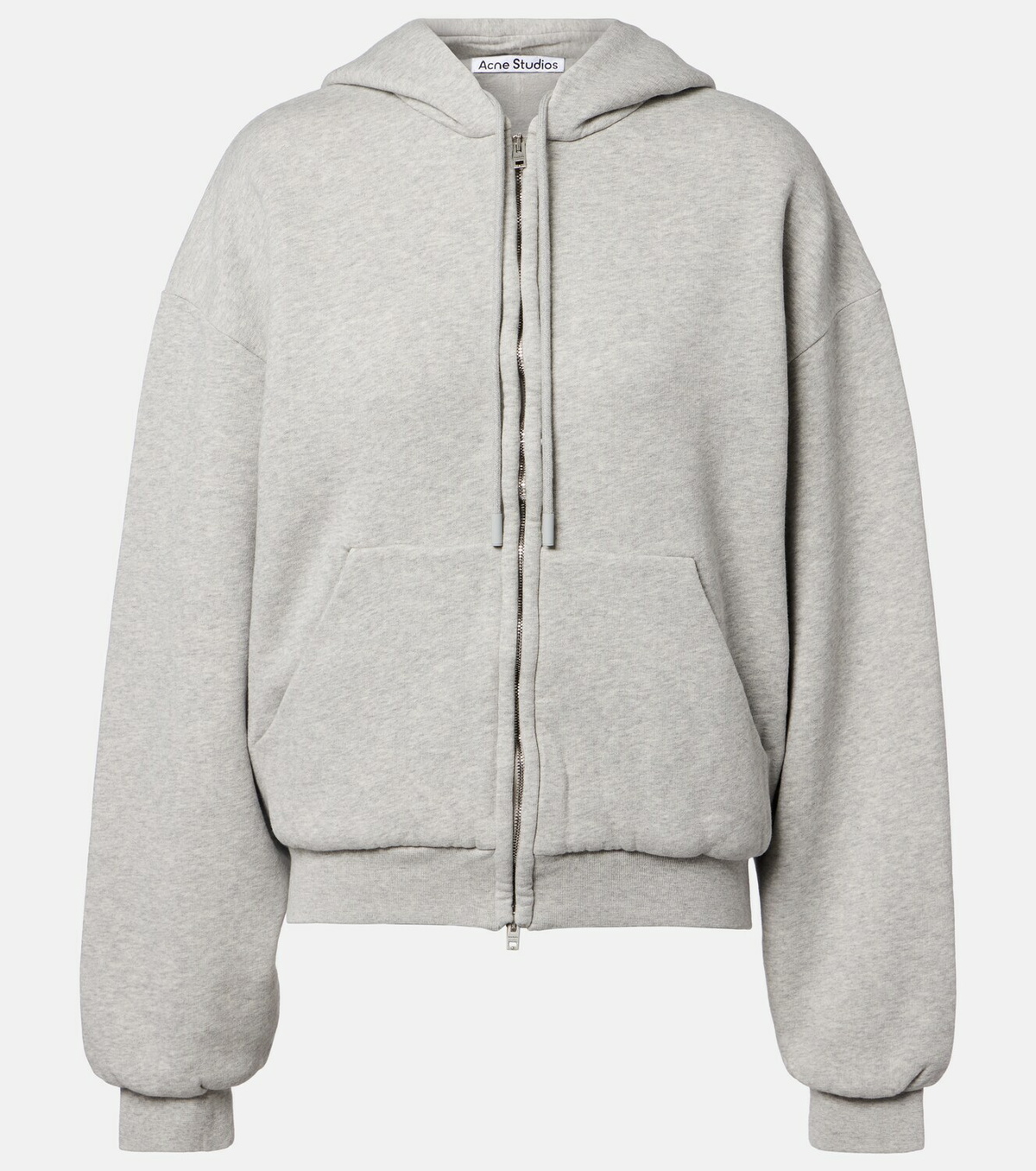 Acne Studios Faye cotton fleece zip-up hoodie