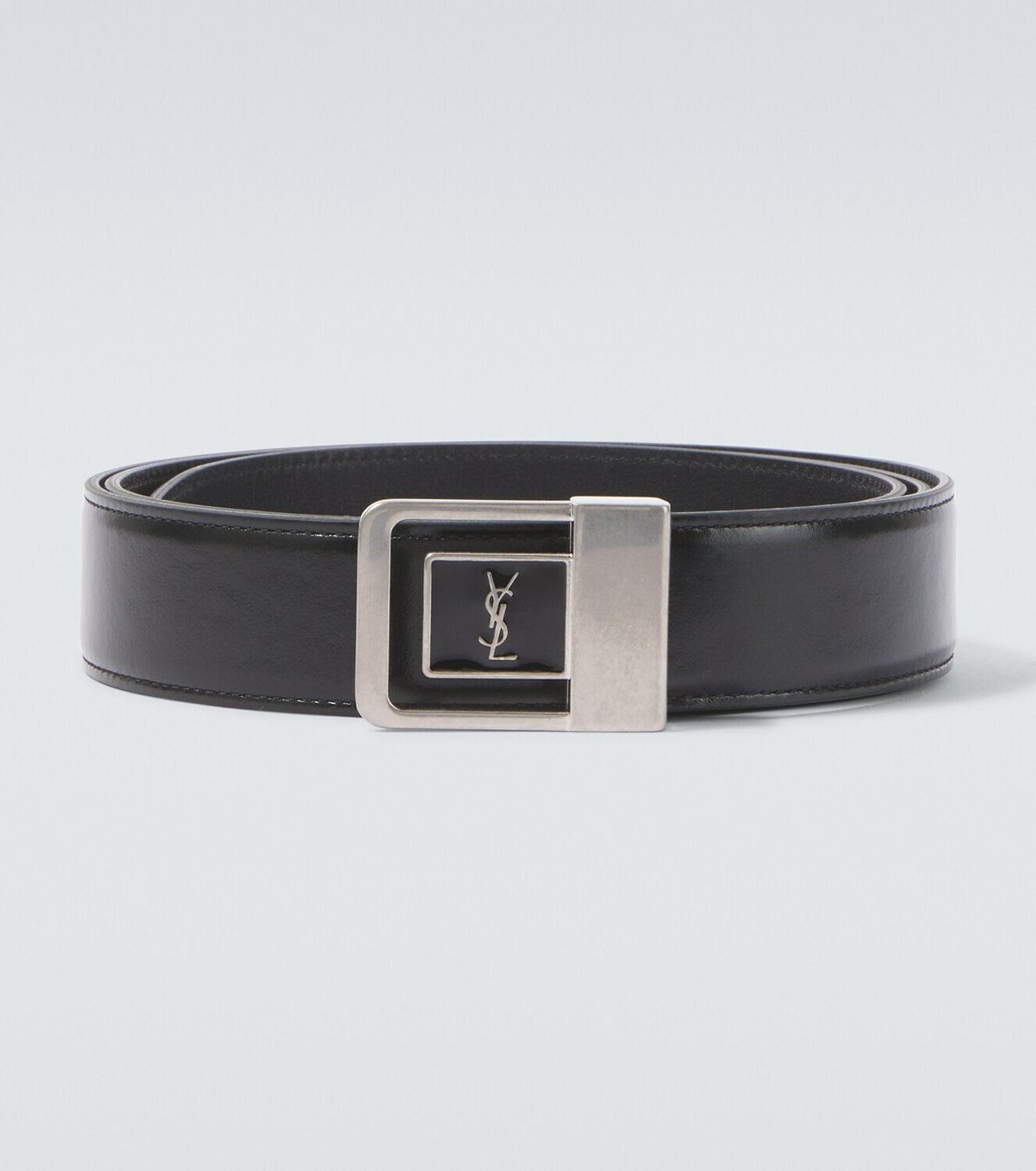 Saint Laurent La 66 leather belt