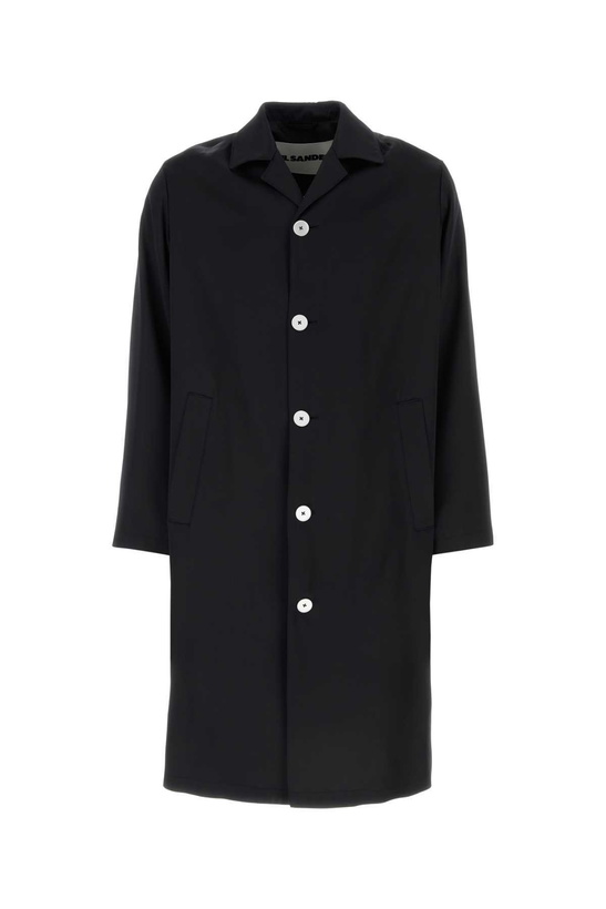 Photo: Jil Sander Black Satin Coat