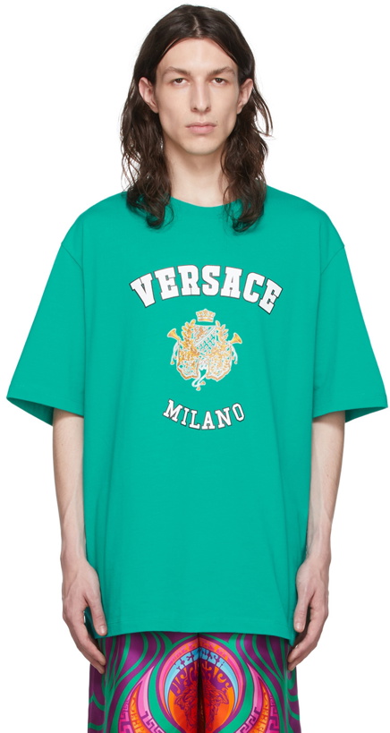 Photo: Versace Green Royal Rebellion T-Shirt