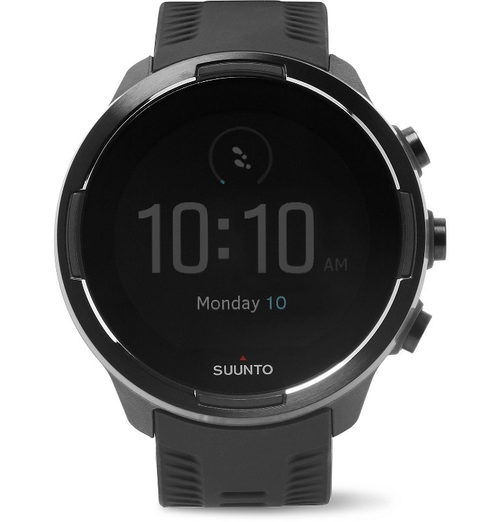 Photo: Suunto - 9 Baro GPS Stainless Steel and Silicone Digital Watch - Black