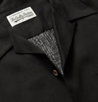 Wacko Maria - Camp-Collar Printed Lyocell Shirt - Black