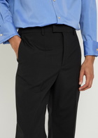 Valentino Garavani Straight-leg Wool Trousers Black