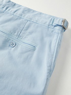 Orlebar Brown - Bulldog Slim-Fit Cotton-Blend Twill Shorts - Blue